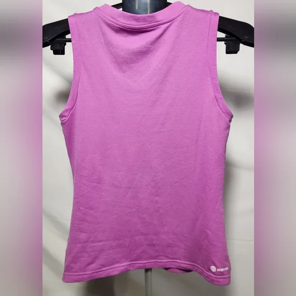 🌸 3/$25 🌸 Adidas Purple Sleeveless Top-Size L (Girls) - Picture 2 of 10